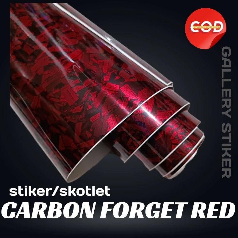 Stiker Skotlet Carbon Forget Premium Glossy