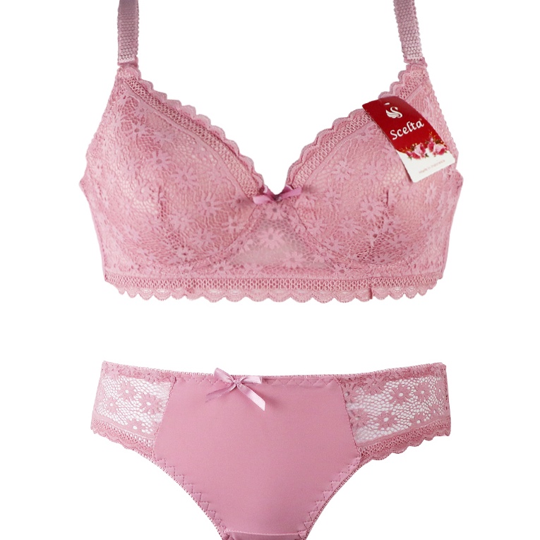 Murah Scelta  Setelan Bra Dan Celana Dalam Pakaian Dalam Wanita Cd Semi Transparan Bh Sc 179 Set