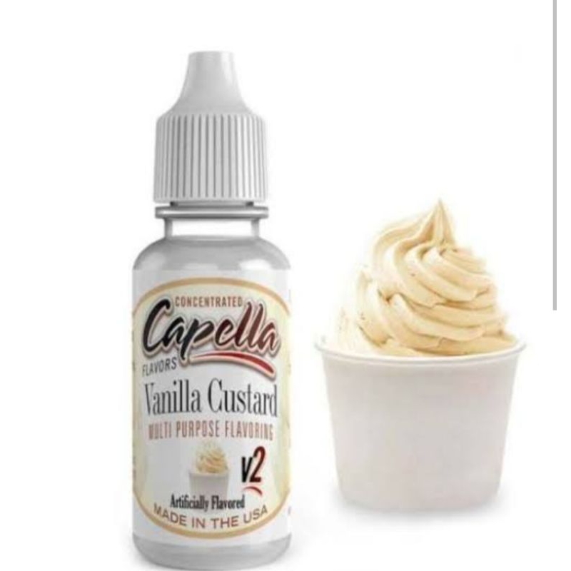 

capella vanilla Custard V2 30ml essence flavours murni