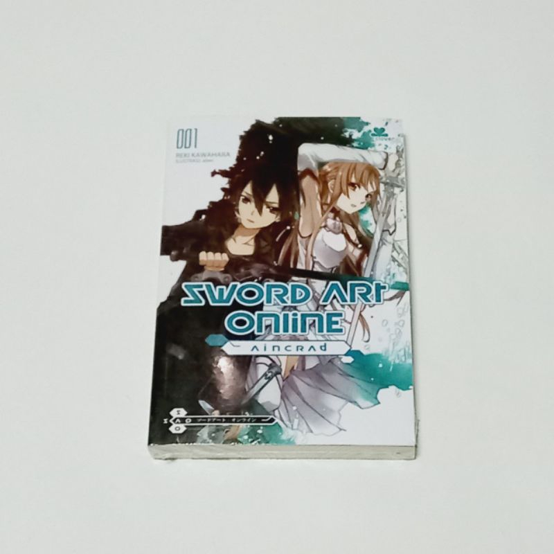 Sword Art Online 001 Aincrad. light novel.