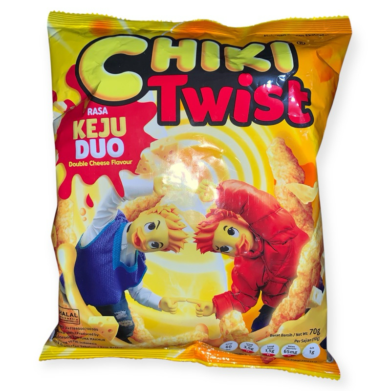 

CHIKI TWIST -RASA KEJU DUO DOOUBLE CHEESE FLAVOUR (70g)