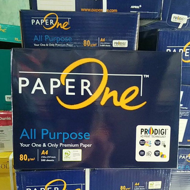 

KODE F48U KERTAS A4 8 GRAM PAPER ONE