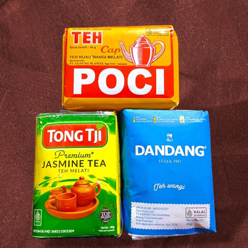 

racikan teh ( dndg biru / poci / jasmine 40g )