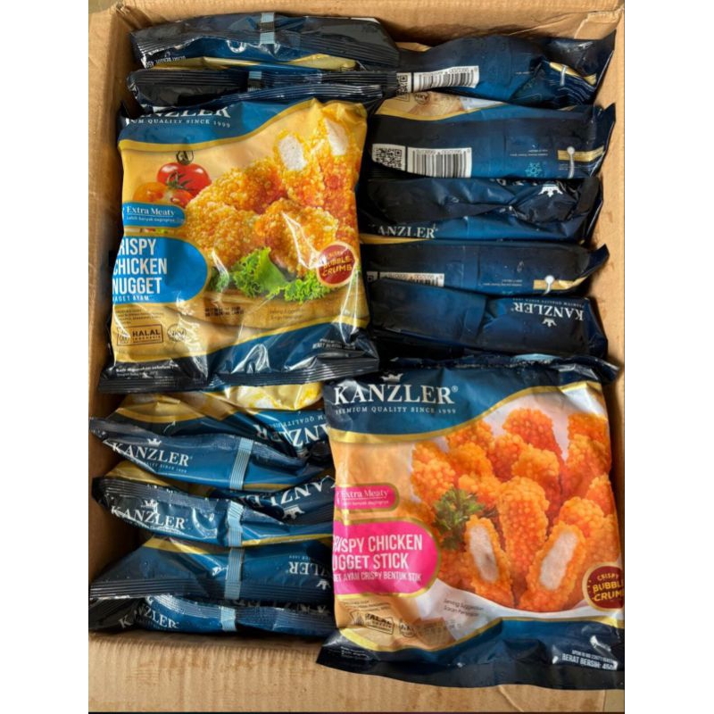 

Kanzler crispy chicken nugget/nugget stick 450 gr