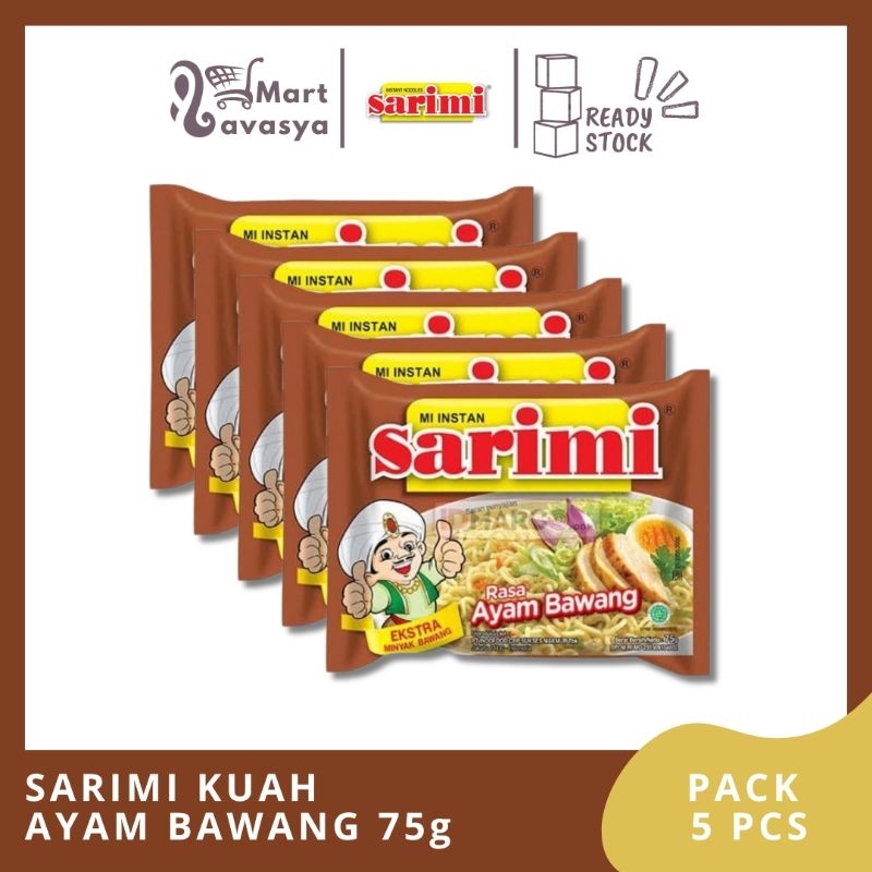 

SARIMI KUAH AYAM BAWANG 75g - 1 PACK (5PCS) - KOTA BANDUNG - LAVASYA MART