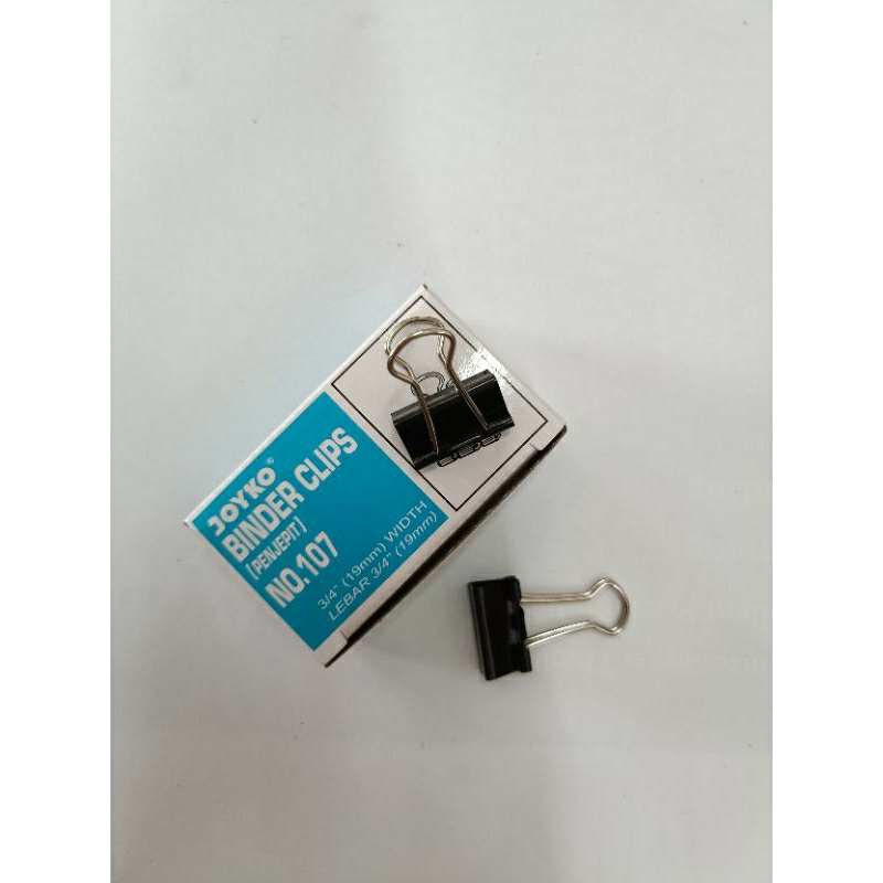 

PENJEPIT KERTAS/BINDER CLIP JOYKO 107 (ISI 12 PCS)