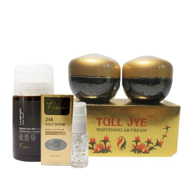 TULL JYE AB MERAH + SERUM GOLD 24K + TONER PREMIUM (KULIT BERMINYAK, JERAWAT, FLEK HITAM)