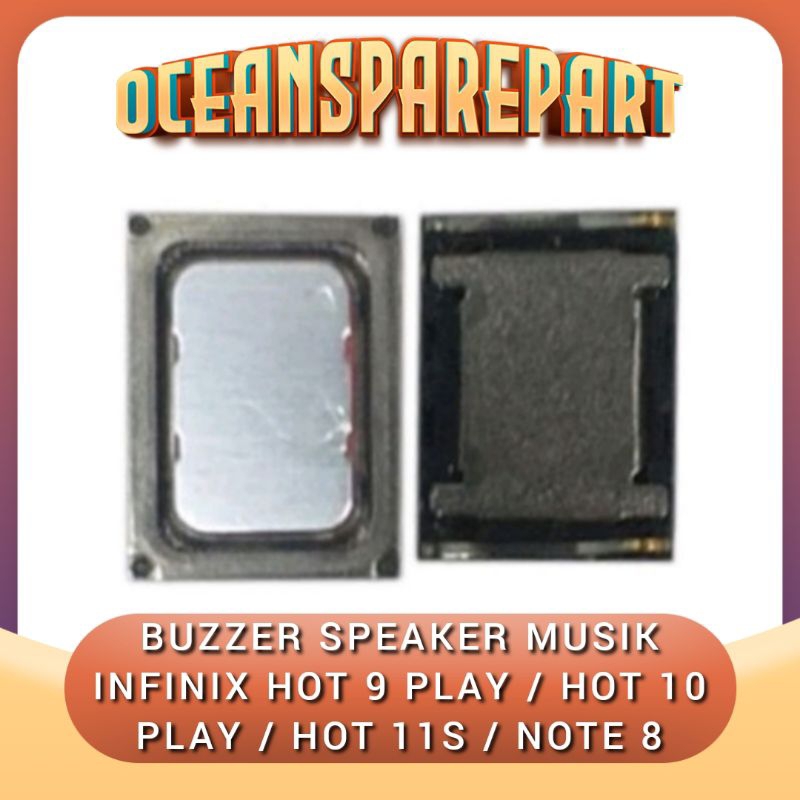 Buzzer Speaker Musik Infinix Hot 9 Play / Hot 10 Play / Hot 11S / Note 8