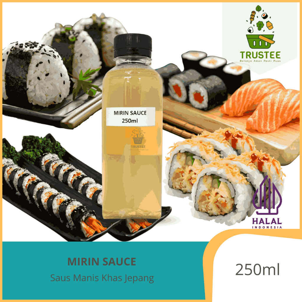 

MIRIN HALAL / Japanese Sweet Seasoning Sauce Halal 250ml BPL