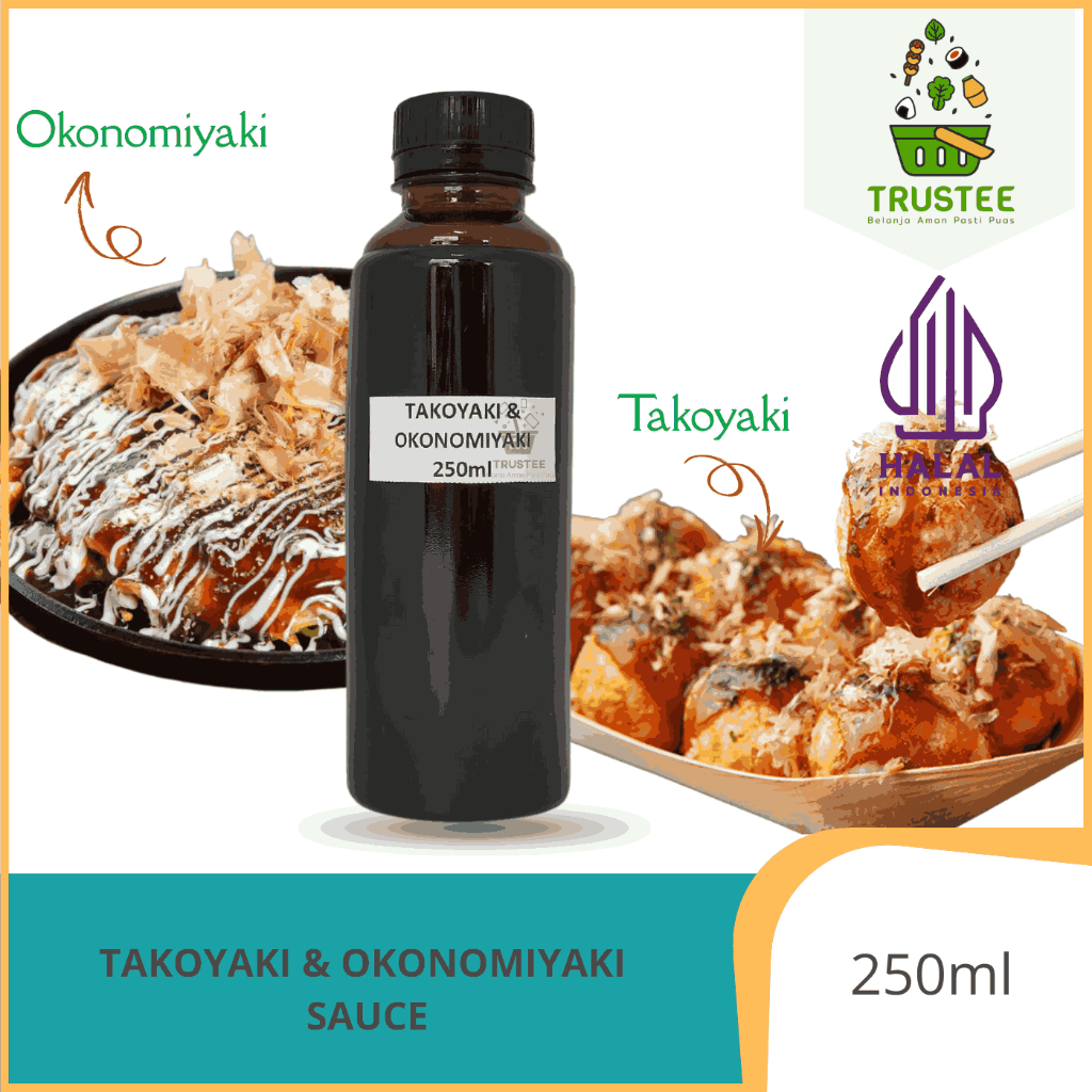 

Saus Takoyaki & Okonomiyaki 250ml HALAL MUI Saos Jepang BPL