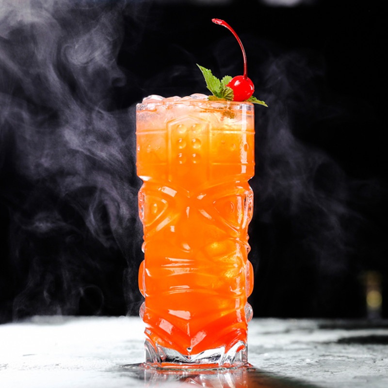 Gelas Cocktail Mocktail Juice Hawaiian Tiki Glass 400ml