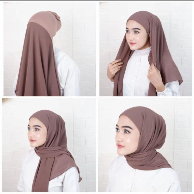 Hijab segitiga inner ceruty Babydoll Premium