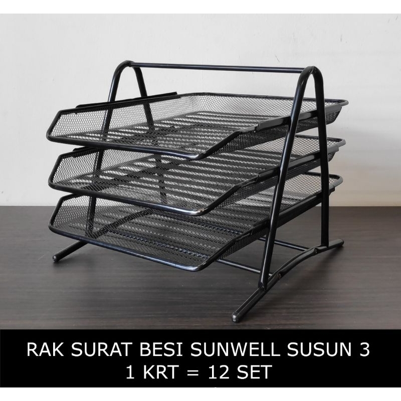 

RAK SURAT BESI 3 TINGKAT SUNWELL