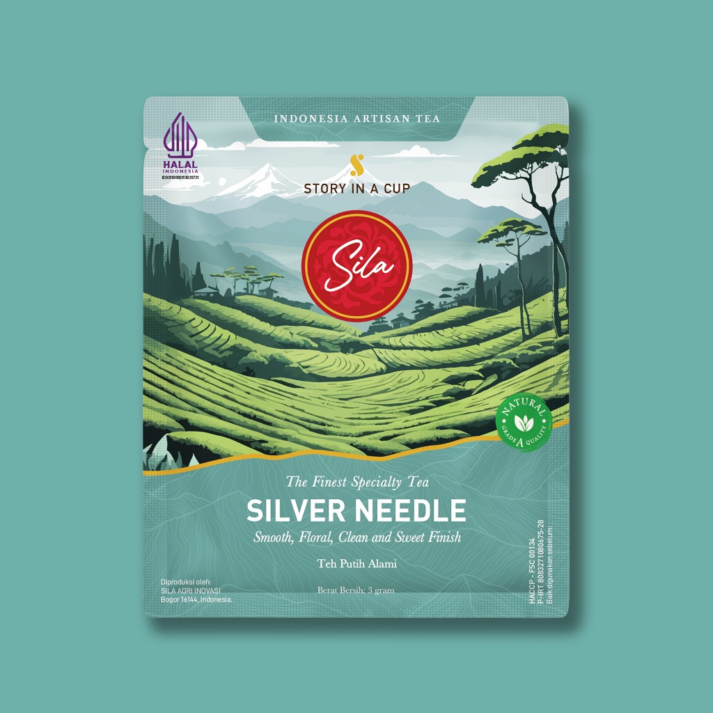 

Sila - Silver Needle - Pure Specialty - The Finest Series - Sachet Loose 3gr - Teh Premium - White Tea