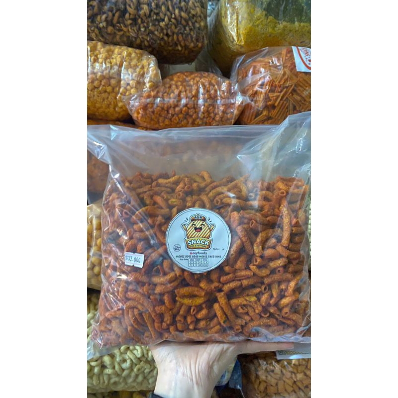 

Snack makaroni Bantat Pedas Daun Jeruk 1Kg