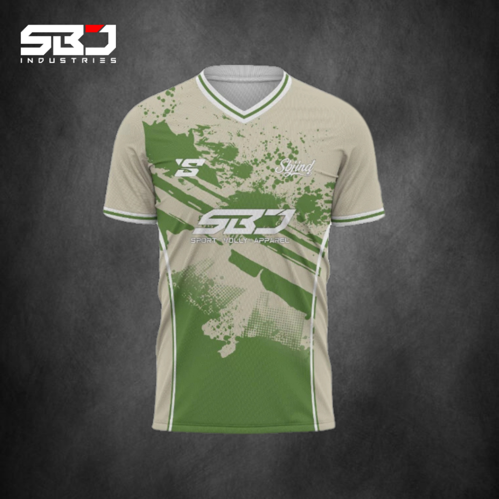 SBJ - Jersey Volly Printing | Baju Setelan Volly Full Printing FREE Nickname
