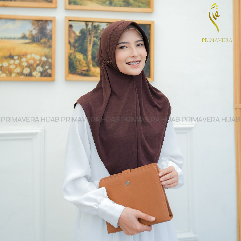 Jilbab sekolah anak serut pita size M/L jilbab anak sekolah nutup dada