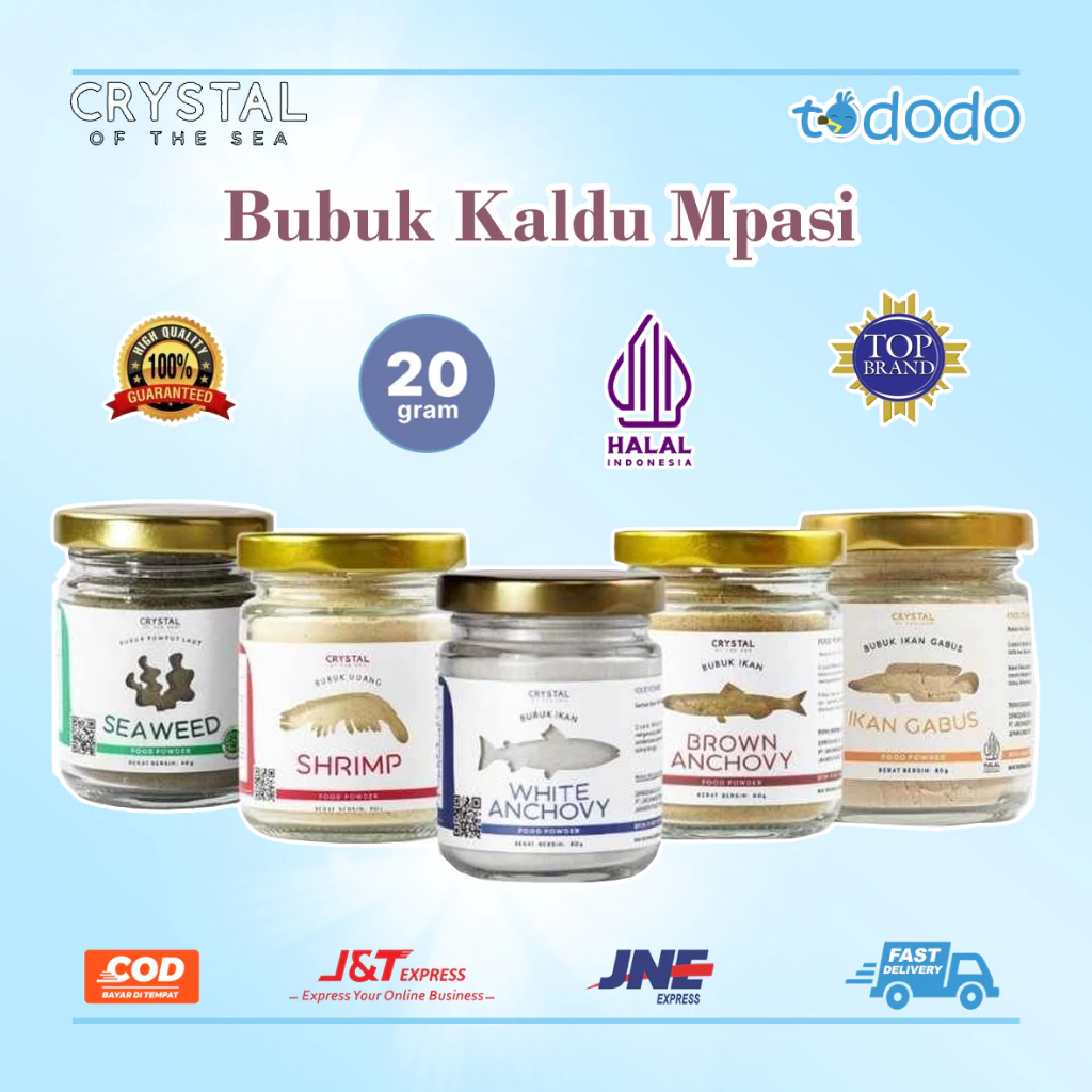 

Kaldu Bubuk Makanan Mpasi Crystal Of The Sea Powder 20gr