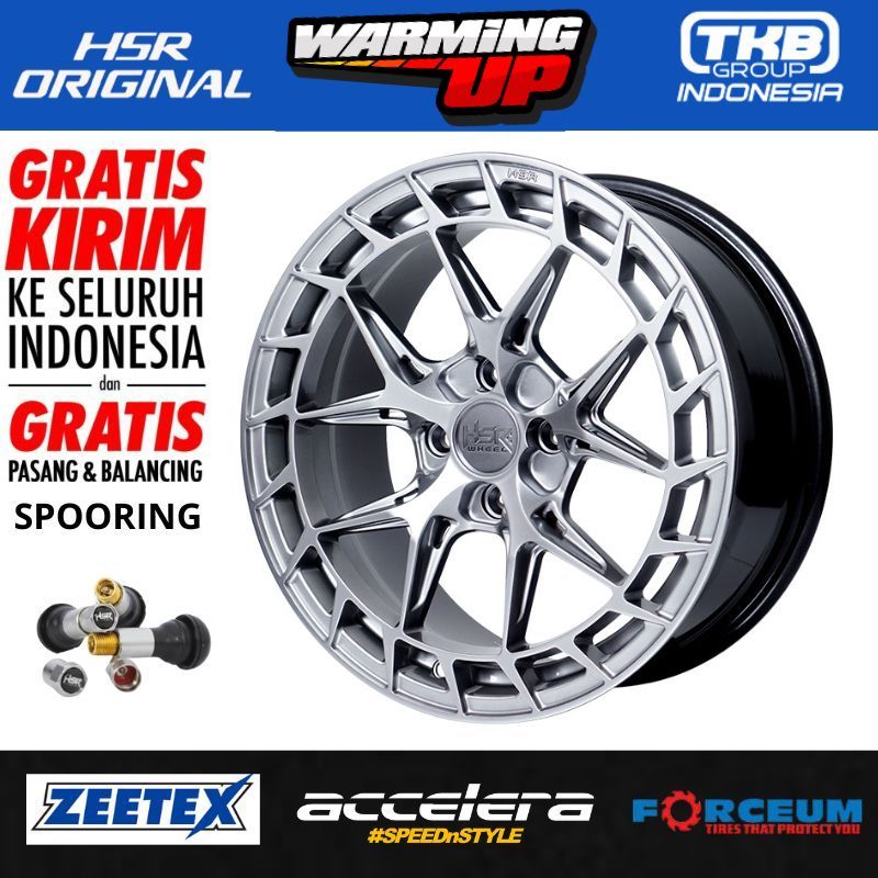 Velg Mobil Racing Ring 16 HSR LPS Cocok Buat Honda  honda city hatchback  Freed Mobilio Jazz RS