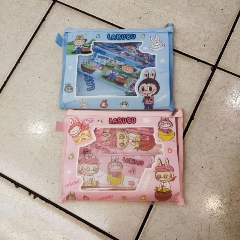 

Ay00! Alat Tulis Set karakter Labubu Study Set Stationery kode 6027