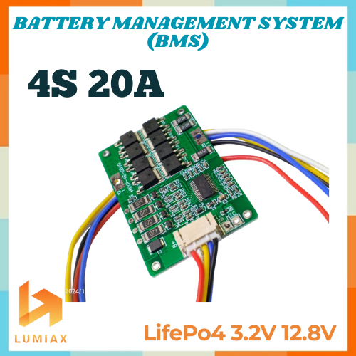 Bms lifepo4 4s 20a bms 12.8v 3.2v BMS lifepo 4 12v 4string with balance 12,8V 3,2V 4S