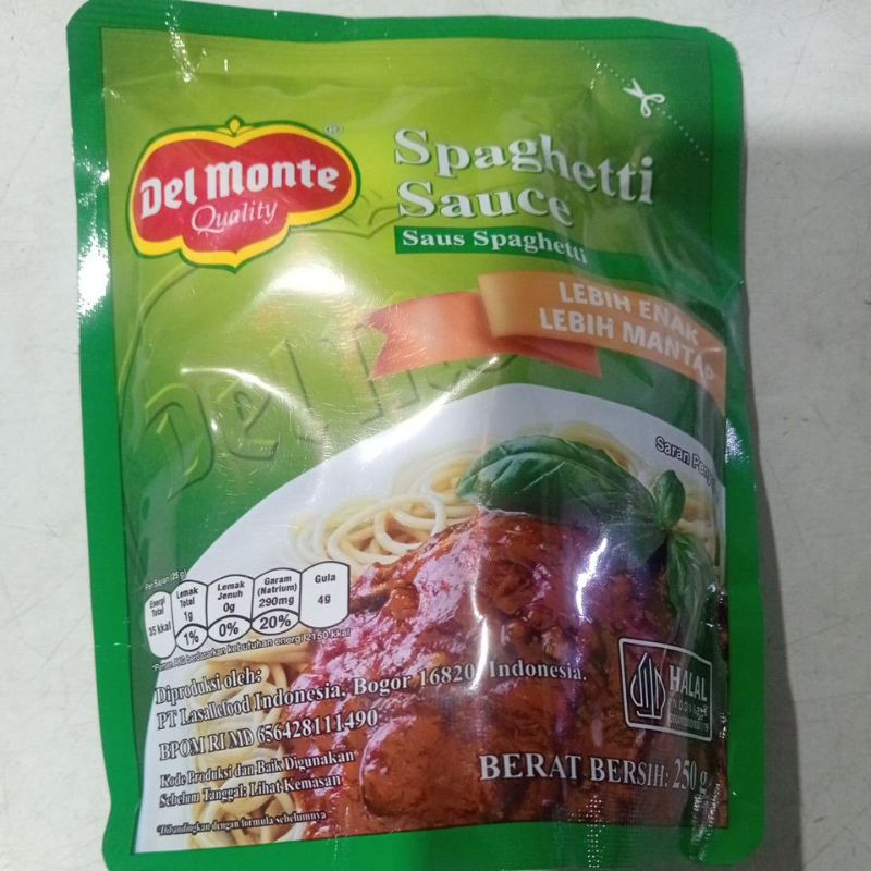 

DELMONTE SAUS SPAGHETTI 250GR