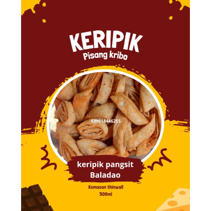 

keripik pangsit balado