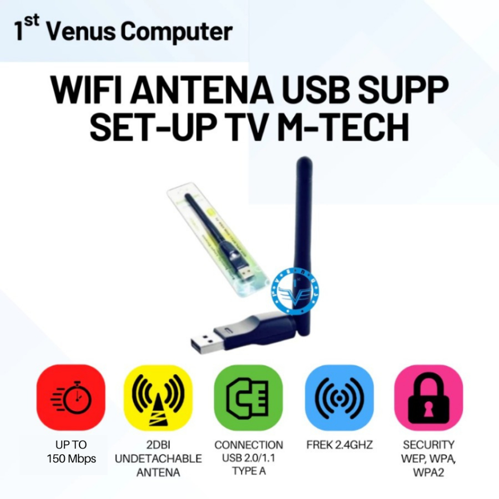 WIFI ANTENA USB MT7601150MBPS STB WIFI DONGLE RECEIVER TV /USB-WIF7