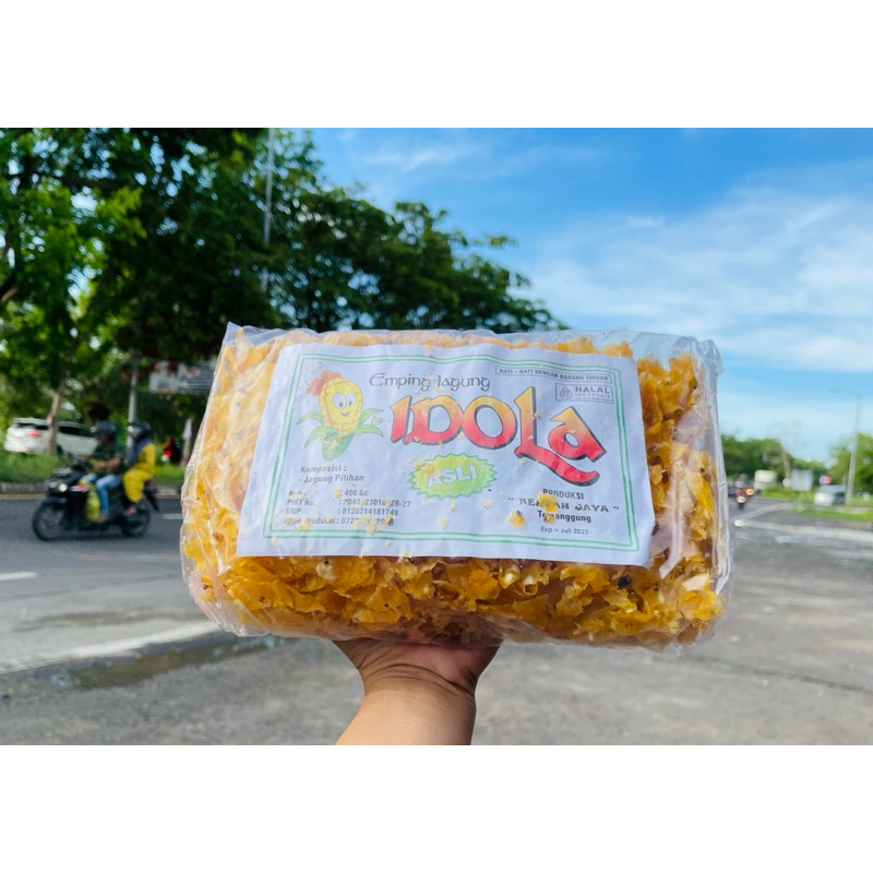 

400gram Emping Jagung Langsung goreng