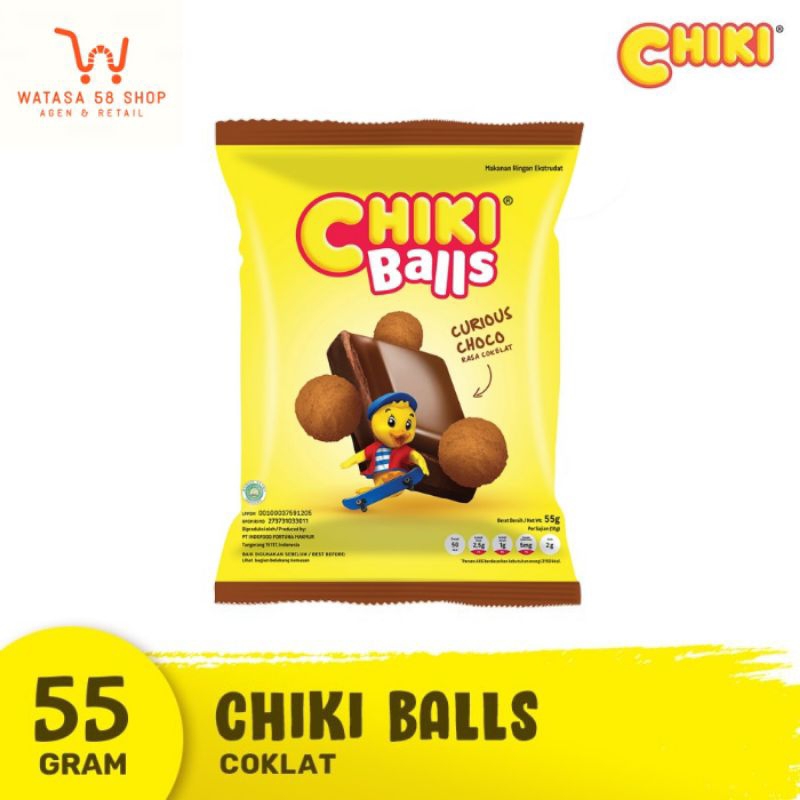 

Chiki Balls 55 gr - Coklat , Keju , Ayam - Chiki Ball - Snack Chiki