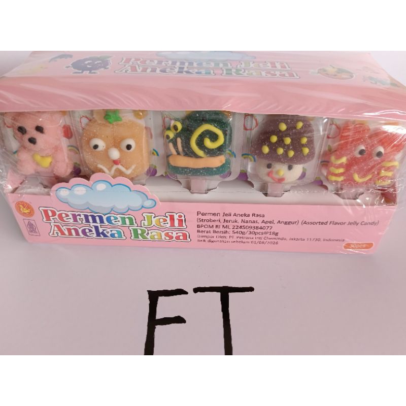 

bGF permen gummy lollipop jumbo 30 pcs