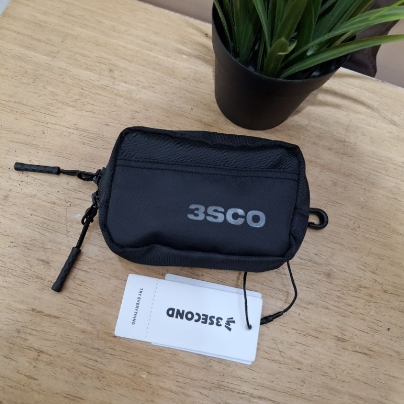 Dompet Kantong Pria 3Second Nilon Adopsi H041124 Original