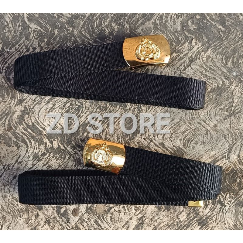 Sabuk PDH jatah/ Ikat Pinggang Polri Jatah/Gesper PDH JATAH POLRI