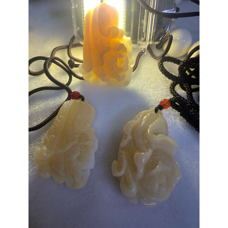 liontin kerang ori asli gold dan putih kol