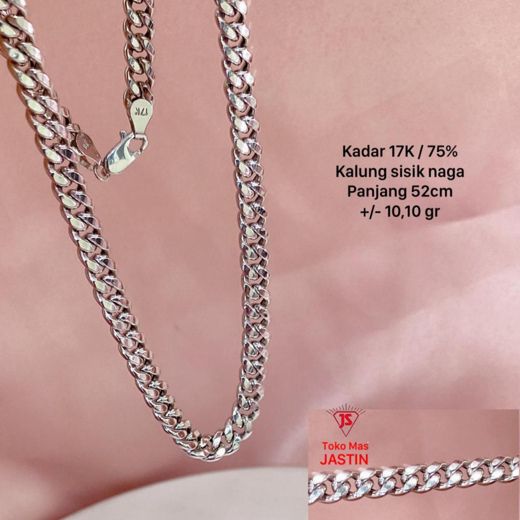 kalung new sisik naga kadar 17k/750