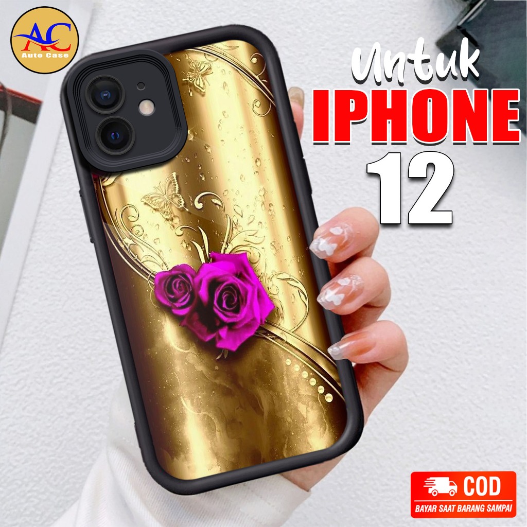 Softcase Glass kaca untuk IPHONE 12 BNG Casing Handphone Case Hp Procamera
