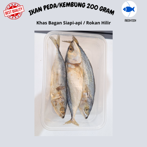 

IKAN ASIN PEDA PUTIH/IKAN PEDA PUTIH/IKAN KEMBUNG 200 GRAM