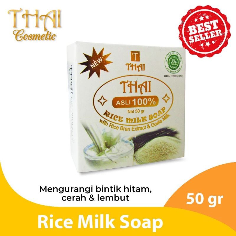 (COD) SABUN THAI ORIGINAL BPOM THAI RICE MILK | THAI PAPAYA | THAI GOATS MILK
