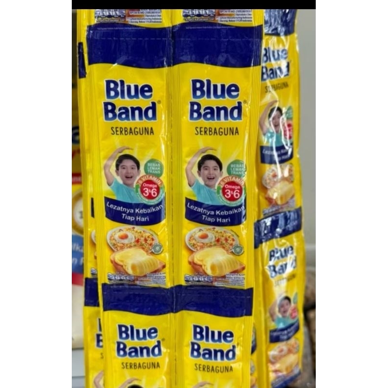 

Blue Band Serbaguna 1 Renceng isi 12 Sachet @20gr