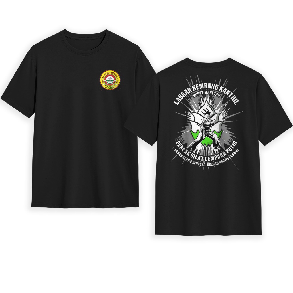 Kaos Cempaka Putih - Baju Pencak Silat PSCP - Kaos Dewasa Pria Wanita Terbaru