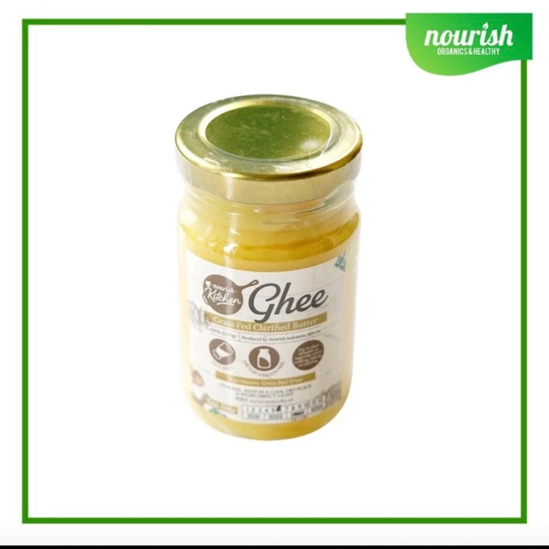 

GRASS-FED GHEE CLARIFIED BUTTER NOURISH INDONESIA 100gr