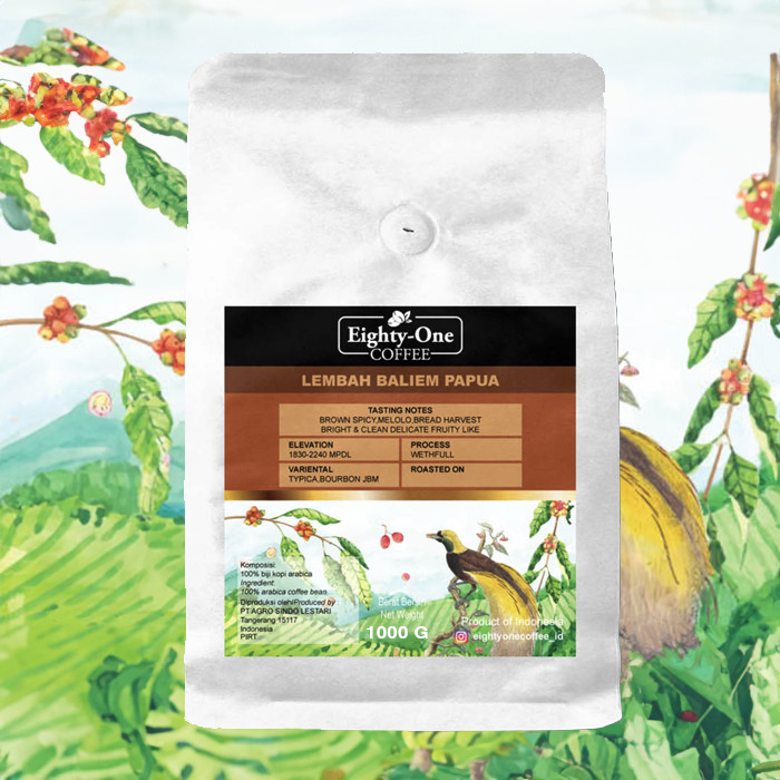 

Kopi Lembah Baliem Papua | Single Origin Kopi Arabica | 1000 Gram