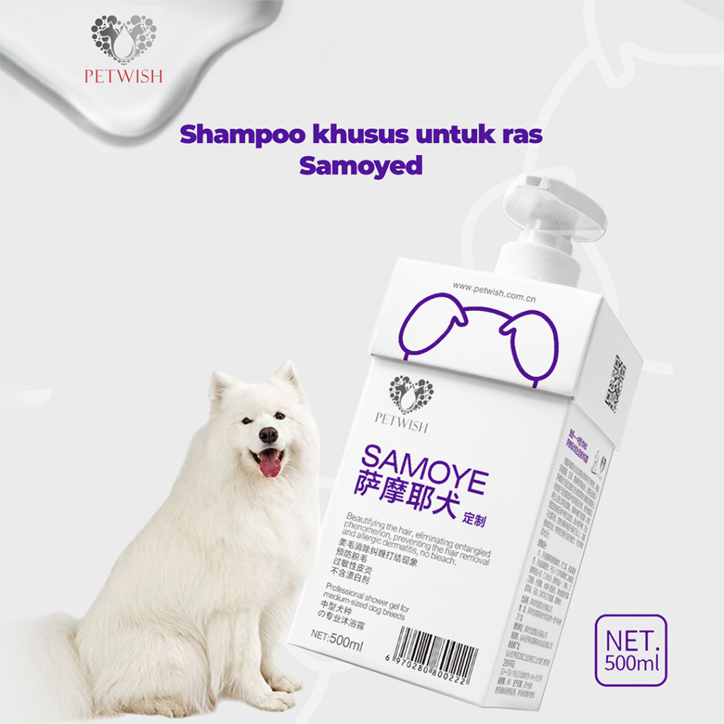 Petwish Shampoo Anjing 500ML - Samoyed - Dog Shampoo