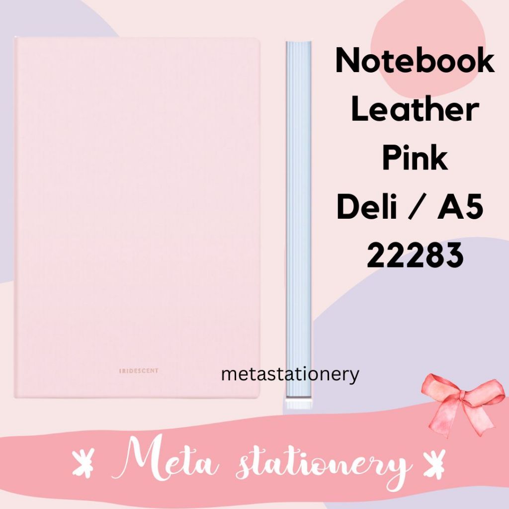 

Buku Catatan / Notebook Leather Pastel Ukuran A5 Deli 22283