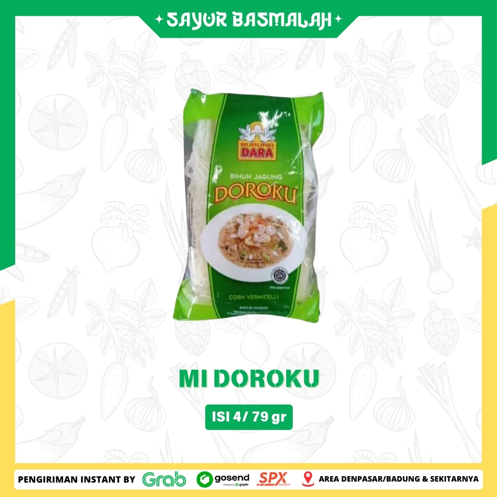 

Mie Doroku isi 4 / 79gr - Sayur Basmalah