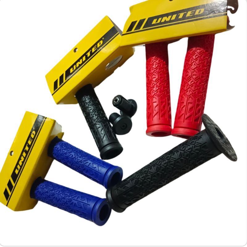 Hand Grip Handgrip Hanfat Pegangan Stang Sepeda BMX United Original