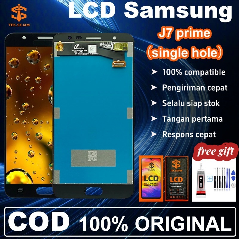 【ORIGINAL+lem+obeng】LCD TOUCHSCREEN SAMSUNG GALAXY J7 PRIME/G6100/COMPLETE FULLSET lcd j7 prime orig