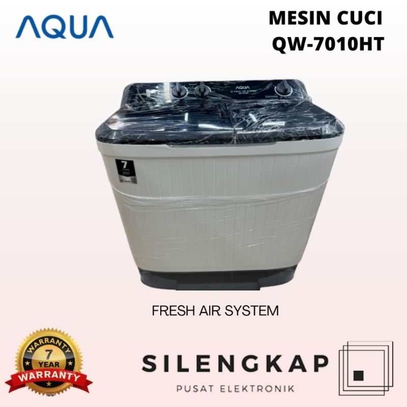 AQUA MESIN CUCI 7Kg 2 TABUNG QW-7010 HT