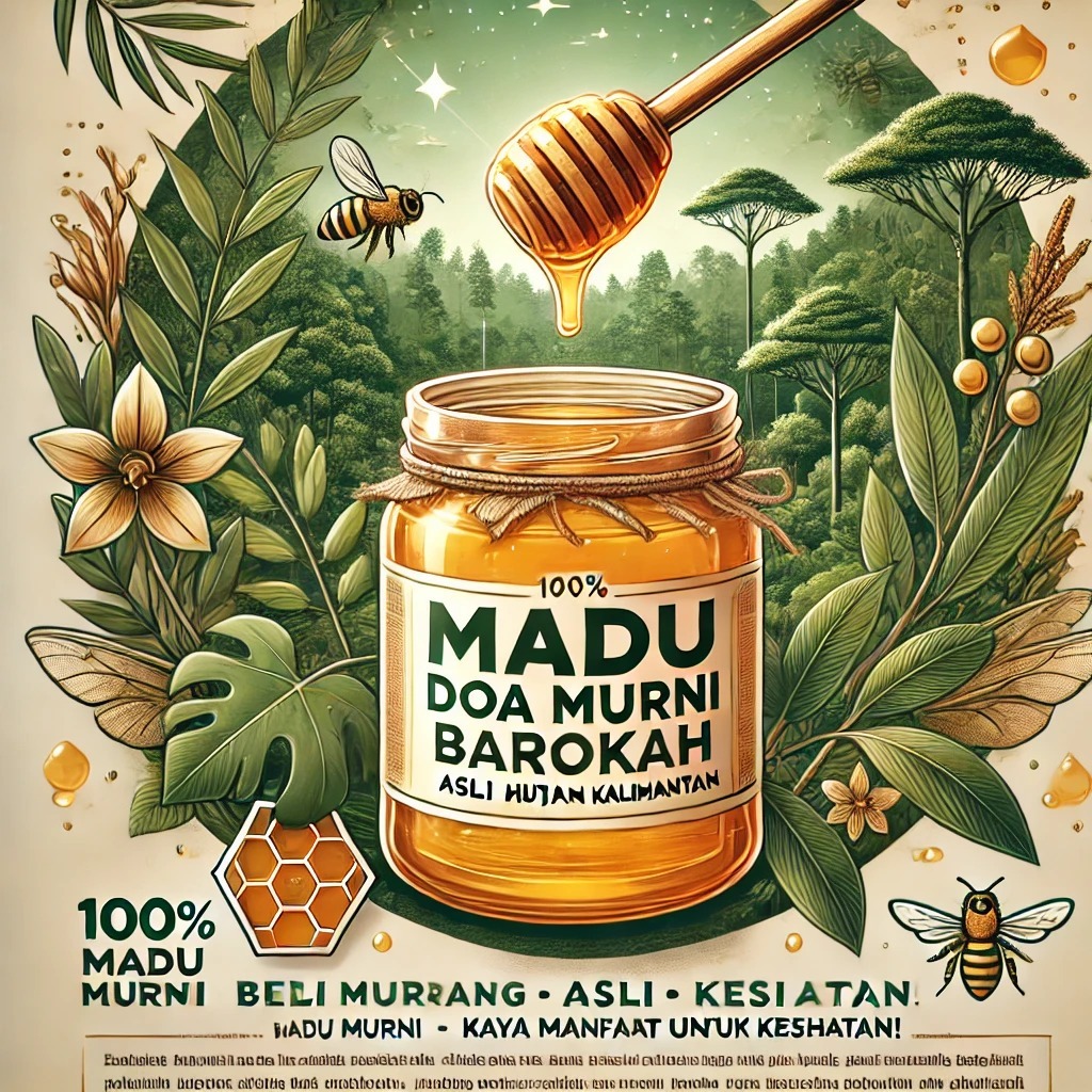 

Madu Doa Barokah Asli Hutan Kalimantan - Madu Murni Premium untuk Kesehatan dan Daya Tahan Tubuh