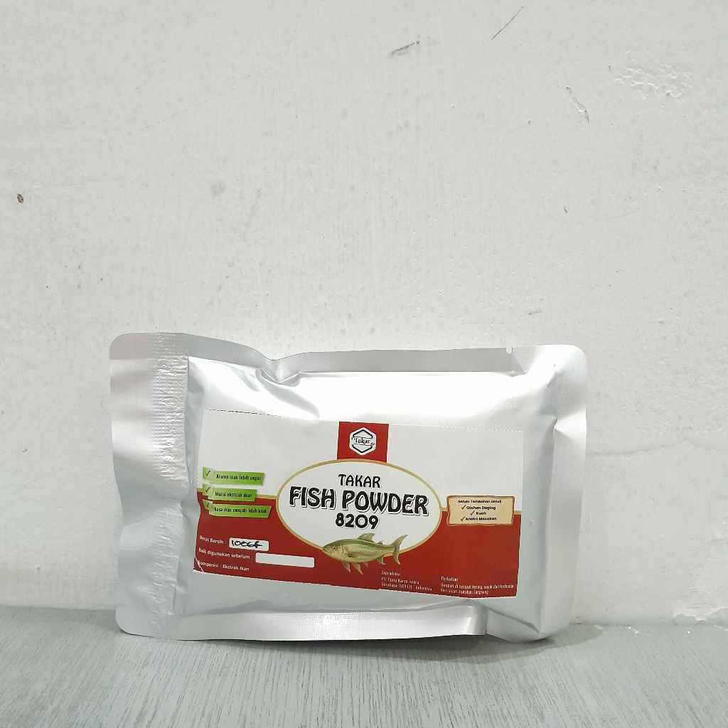 

Ukuran 200Gram - Takar Fish Powder / Perasa Ikan / Ekstrak Ikan / Bumbu ikan tengiri / katsuo powder / Kaldu ikan